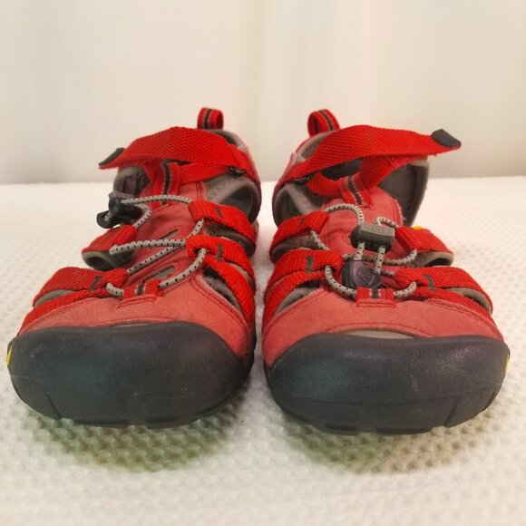 Keen Kid's Newport H2 Sandals Red Size 4 - Picture 3 of 7